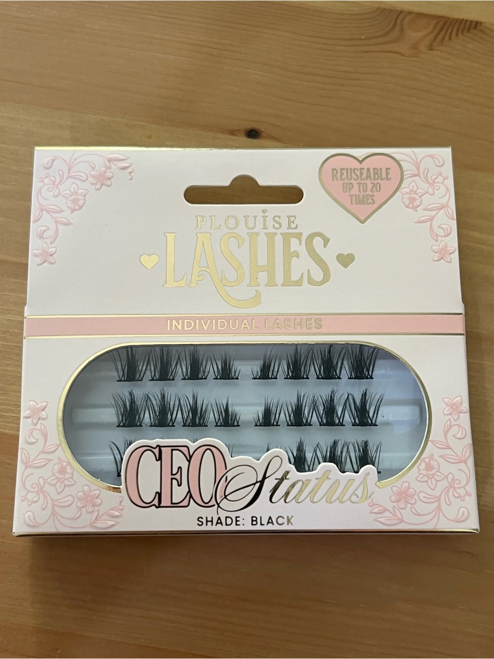 Plouise Lashes Individual Clusters - Black